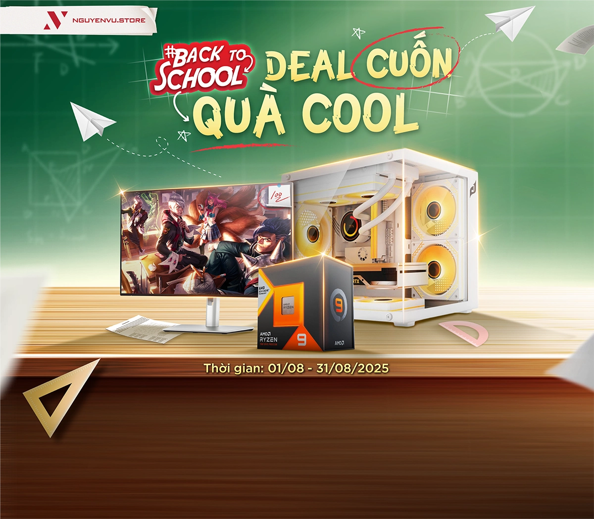 Build PC ưu đãi đến 3.6 triệu, quà tặng đến 800K | Nguyễn Vũ Store