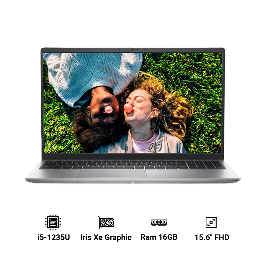 Laptop Dell Inspiron 15 3520 8D10NK (Intel Core i5-1235U | 16GB DDR4 | 512GB | Intel Iris Xe | 15.6 inch FHD | Win 11 | Bạc)