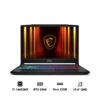 Laptop MSI Katana 15 HX B14WEK 267VN (i7-14650HX | 32GB DDR5 | 512GB | GeForce RTX 5060 8GB | 15.6" QHD 165Hz | Win 11)