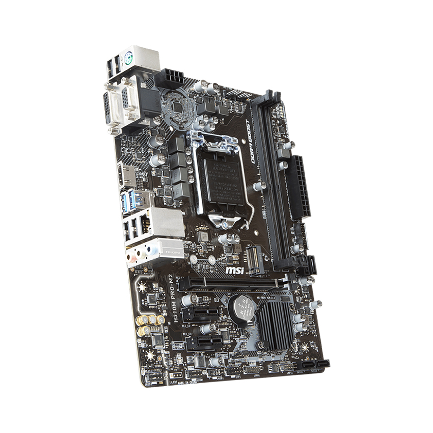 Mainboard MSI H310M PRO-M2 (Chipset Intel H310, Socket LGA 1151, DDR4 32GB, m-ATX) - Ảnh 4