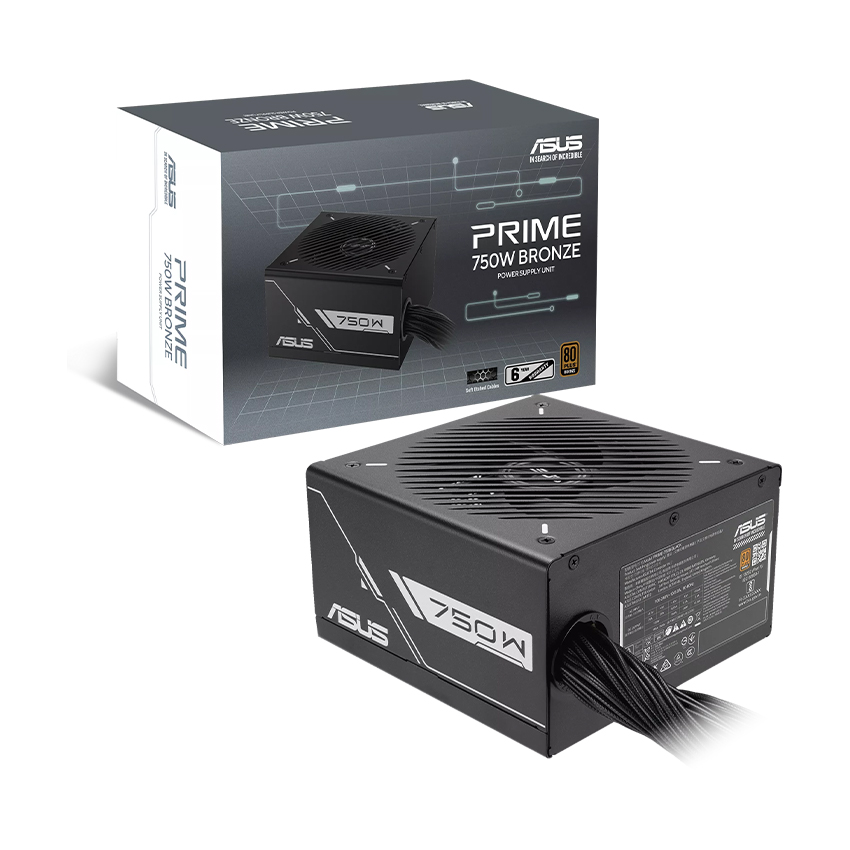 Nguồn máy tính Asus Prime 750W Bronze (PRIME-750B-BLACK)