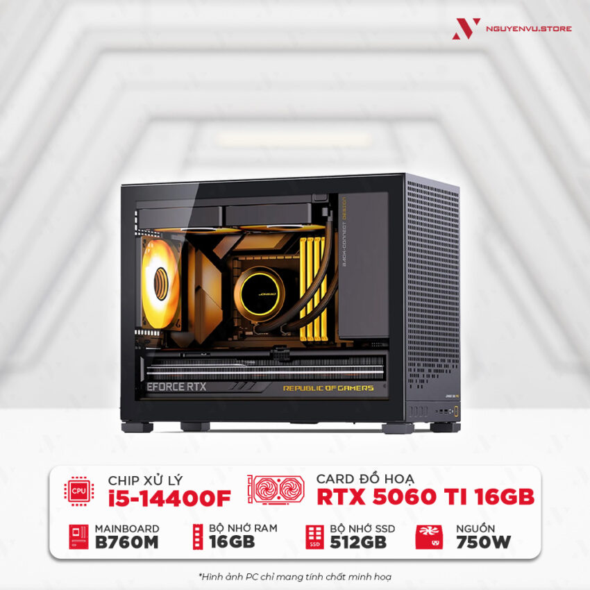 Cấu hình PC i5 14400F RTX 5060 Ti