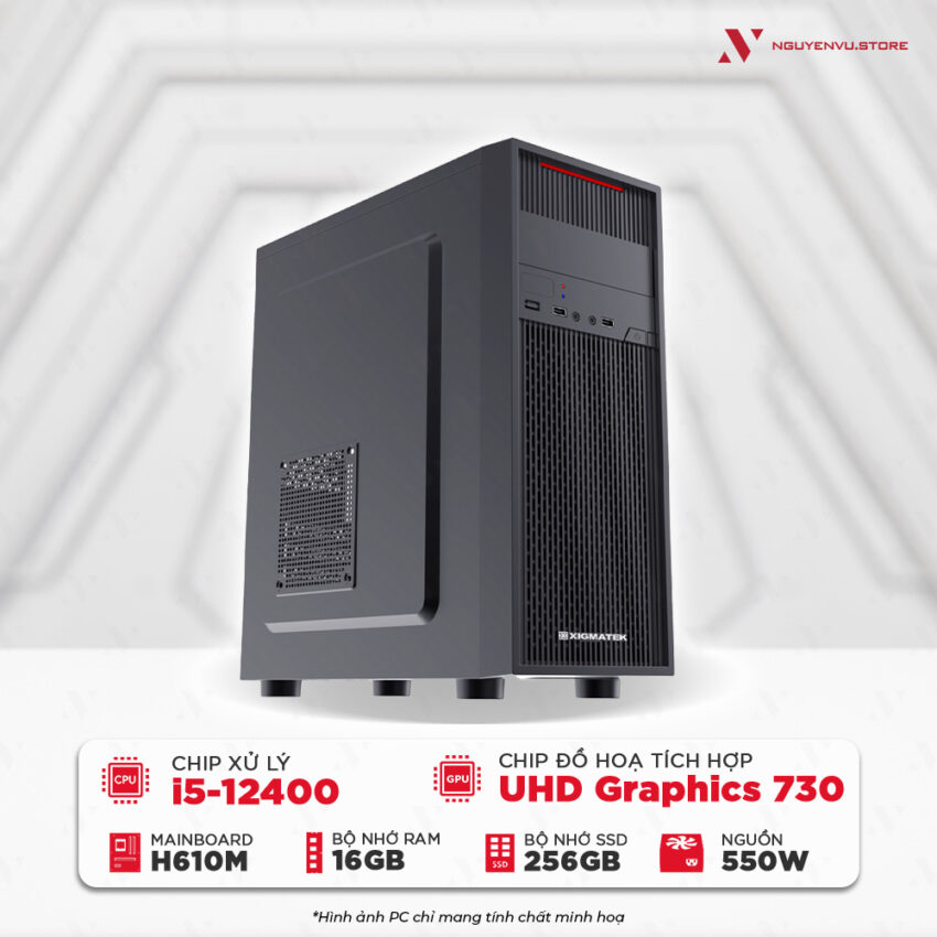Cấu hình máy tính văn phòng i5 12400