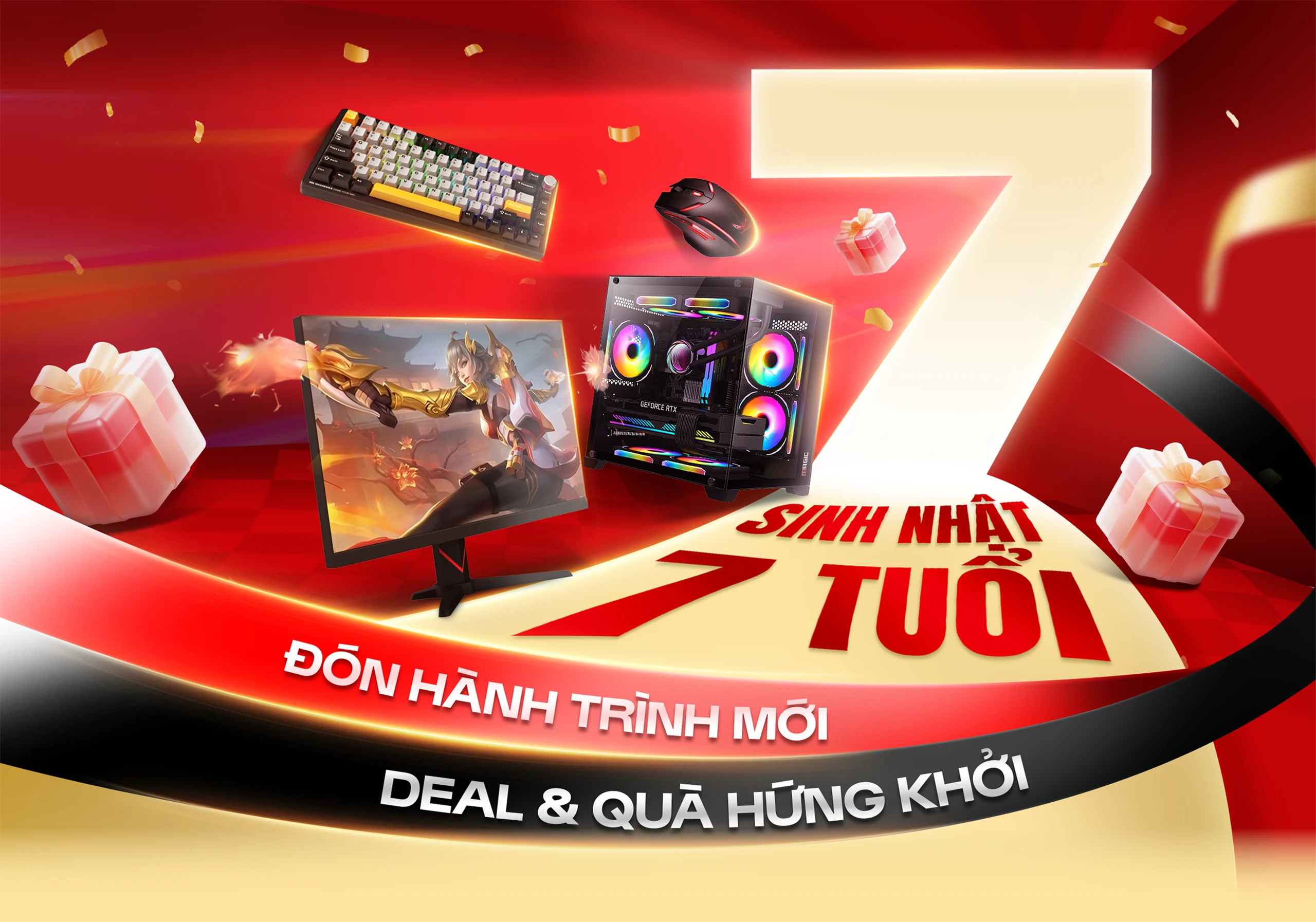 SINH NHẬT 7 TUỔI | Đón hành trình mới - Deal & Quà hứng khởi