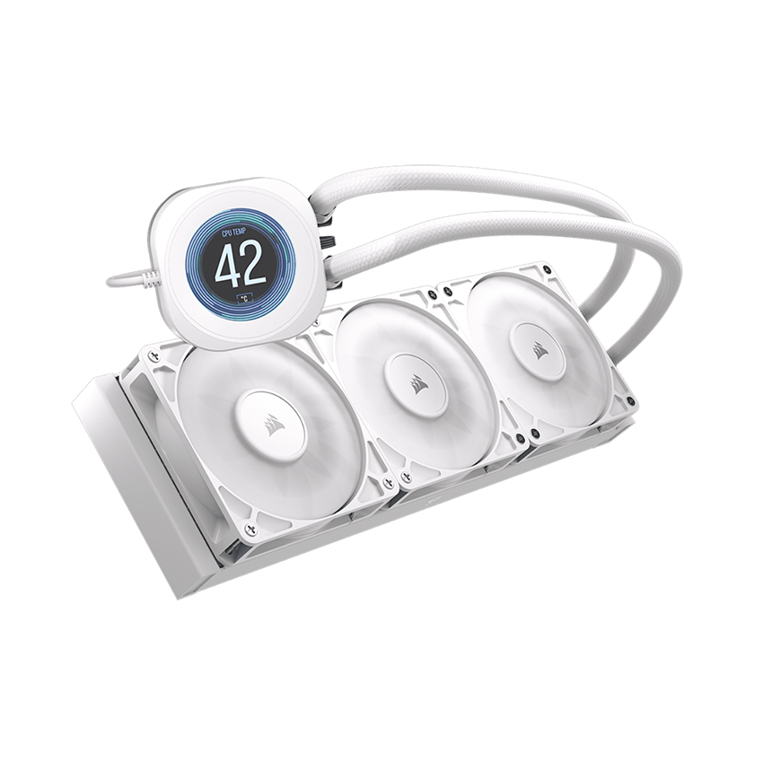 Tản nhiệt nước AIO Corsair NAUTILUS 360 RS LCD White (CW-9061034-WW)
