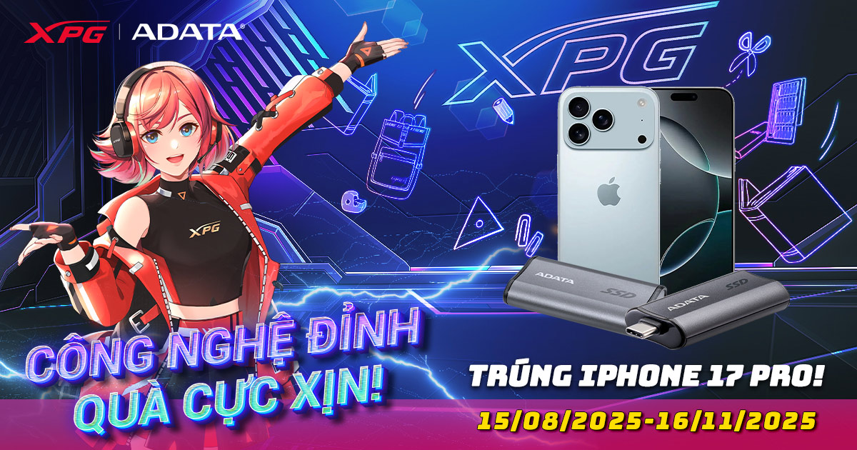 [XPG | ADATA] Rút Thăm May Mắn Trúng iPhone 17 Pro | Nguyễn Vũ Store