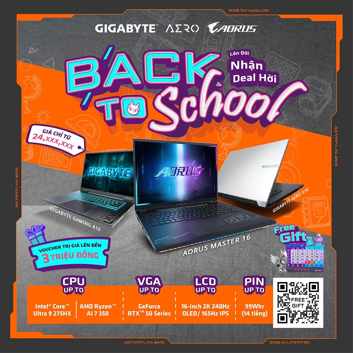 GIGABYTE Back To School "Lên Đời Nhận Deal Hời" | Nguyễn Vũ Store