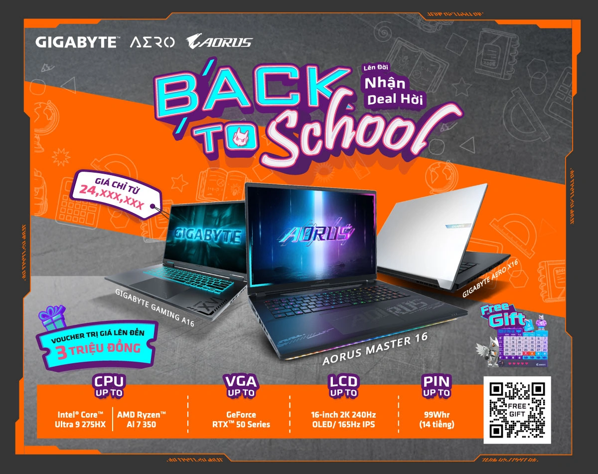GIGABYTE Back To School "Lên Đời Nhận Deal Hời" | Nguyễn Vũ Store