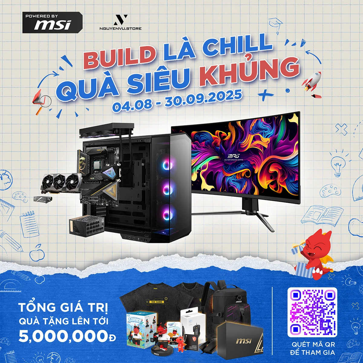 Build PC MSI Nhận Quà Đến 5 Triệu Đồng | Nguyễn Vũ Store