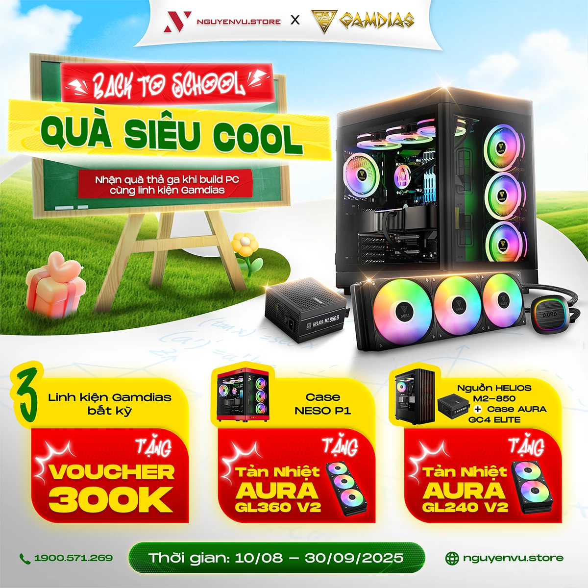 [Nguyễn Vũ x Gamdias] Back To School - Quà Siêu Cool