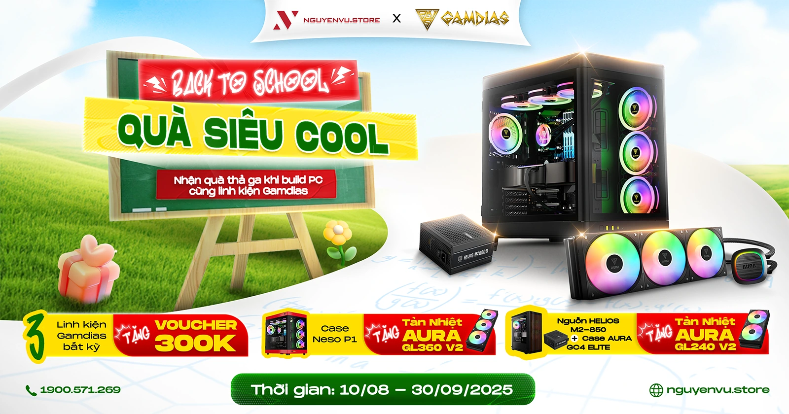 [Nguyễn Vũ x Gamdias] Back To School - Quà Siêu Cool