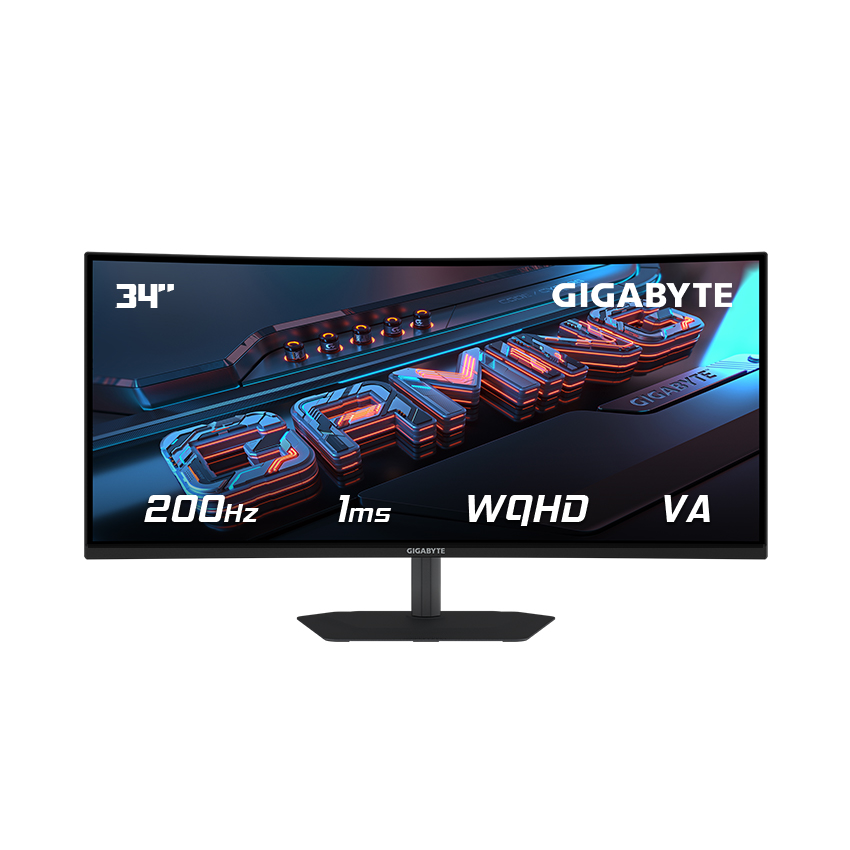 Màn hình Gigabyte G34WQC2 34 Inch WQHD VA 200Hz 1ms AMD FreeSync Premium