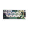 Bàn phím gaming LEOBOG Hi75C PRO Tri-mode (Ice Vein Switch) (Dark Green+White+Green)