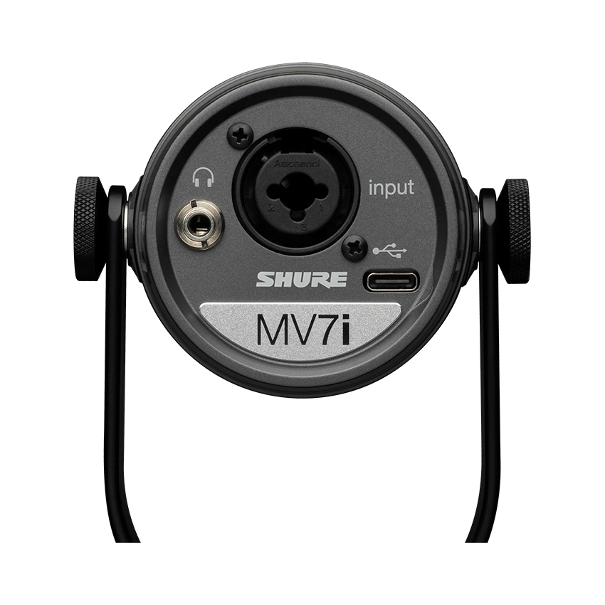 Micro Thu Âm Podcast Shure MV7i Tích Hợp Audio Interface - Ảnh 3