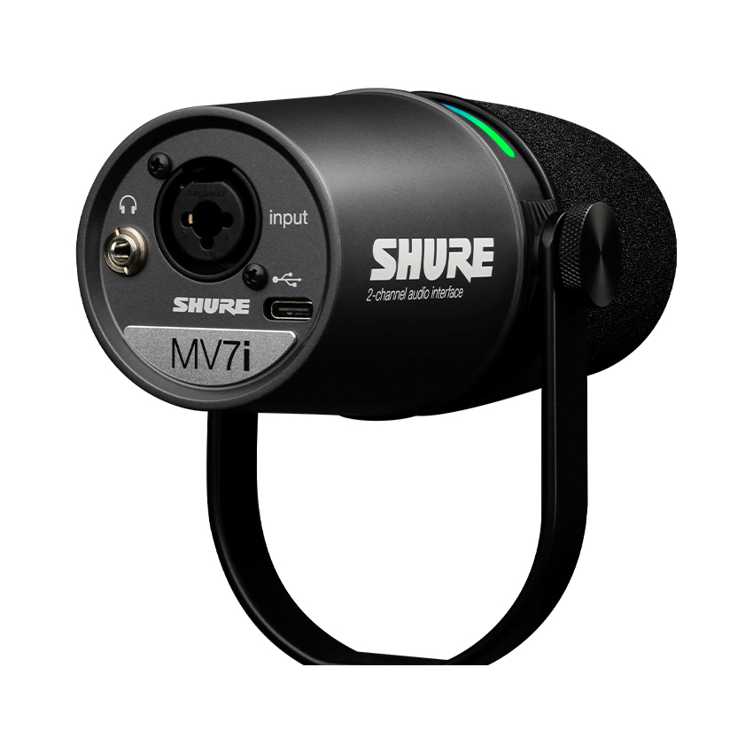 Micro Thu Âm Podcast Shure MV7i Tích Hợp Audio Interface - Ảnh 4