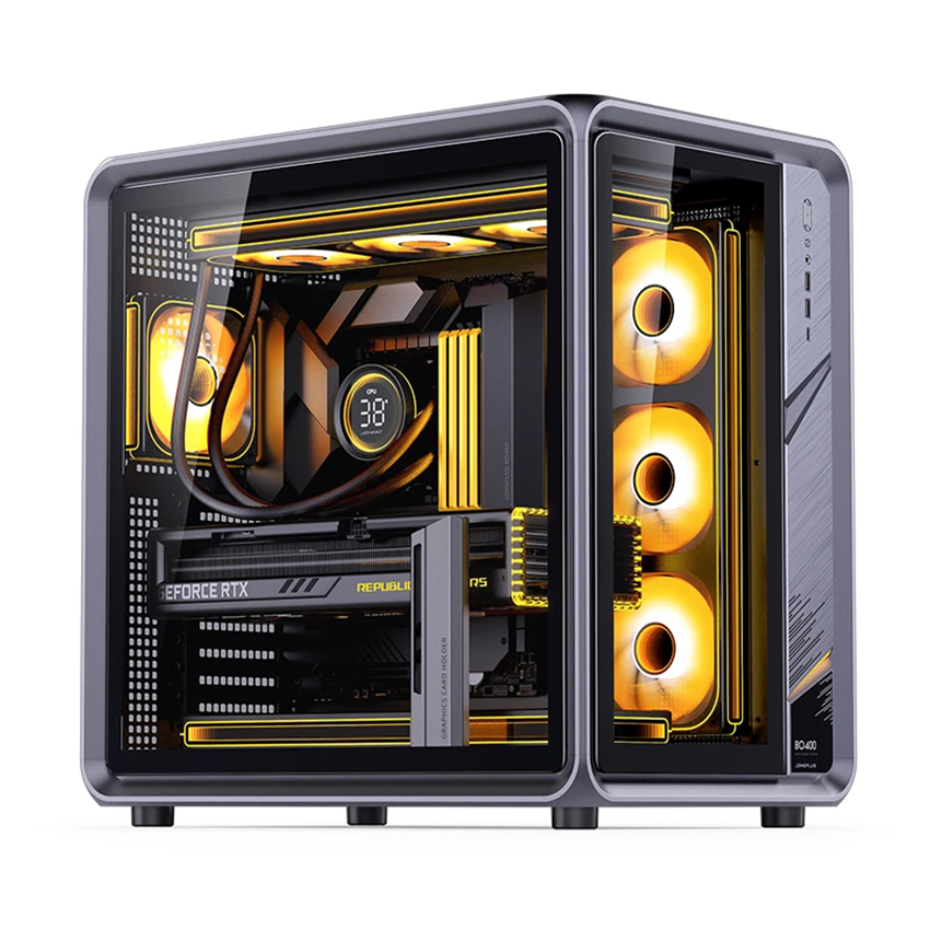 Vỏ Case JONSBO BO400 Black ( ATX, Đen)