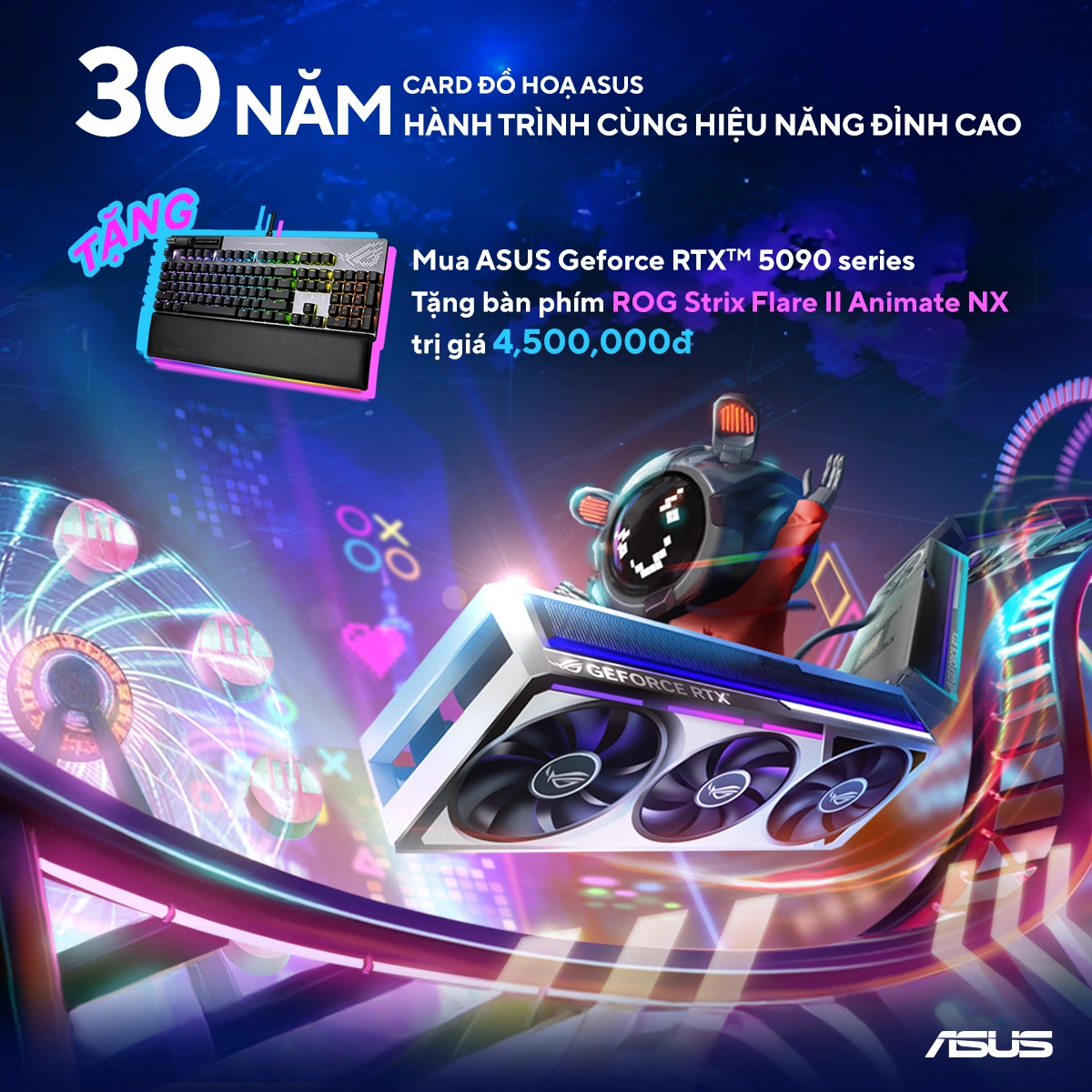 Card đồ họa ASUS: 30 Năm - Hành Trình Cùng Hiệu Năng Đỉnh Cao | Nguyễn Vũ Store