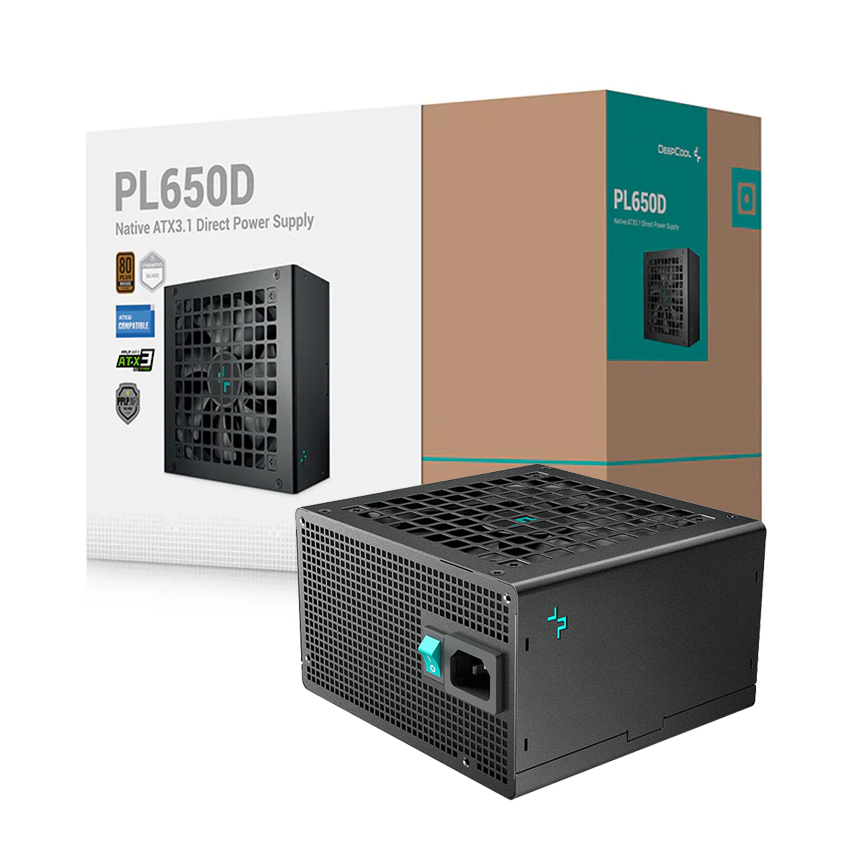 Nguồn máy tính Deepcool PL650D 650W 80 PLUS Bronze