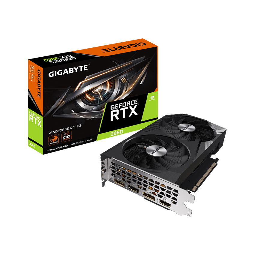 Card màn hình Gigabyte GeForce RTX 3060 WINDFORCE OC 12GB (N3060WF2OC -12GD)