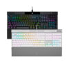 Bàn phím cơ Corsair K70 PRO OPX Silver RGB Black | White