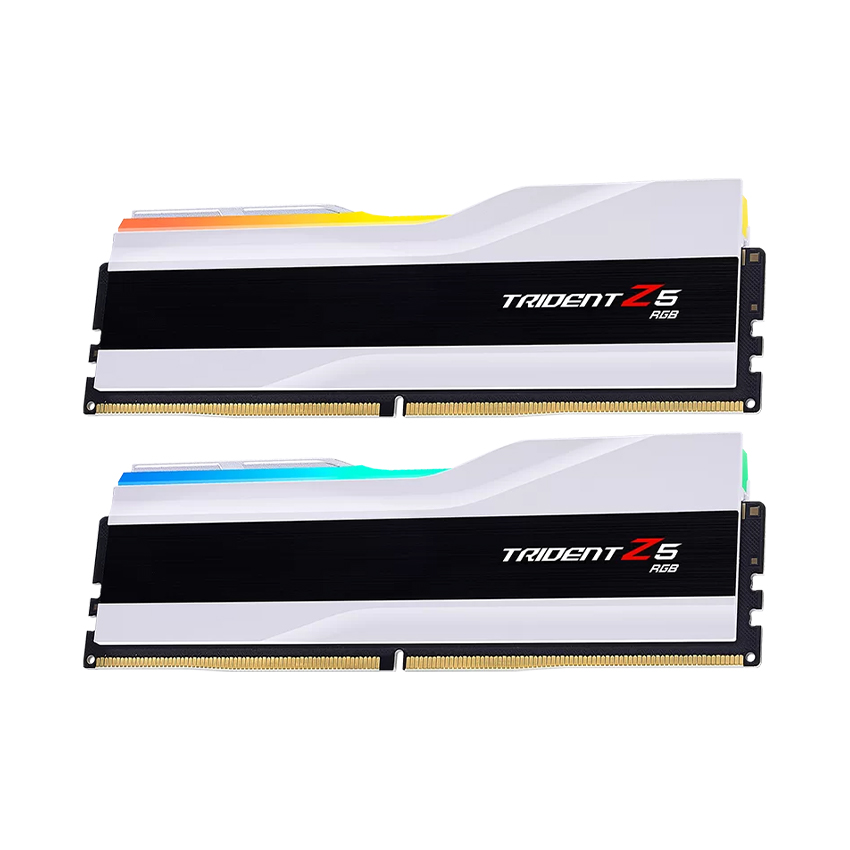 Ram PC G.SKILL Trident Z5 RGB White 64GB (2x32GB) DDR5 6000Mhz - (F5-6000J3636F32GX2-TZ5RW)