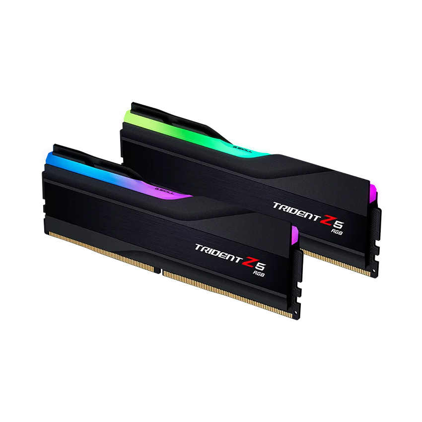 Ram PC G.SKILL Trident Z5 RGB White 128GB (2x64GB) DDR5 6400Mhz - (F5-6400J3644F64GX2-TZ5RK)
