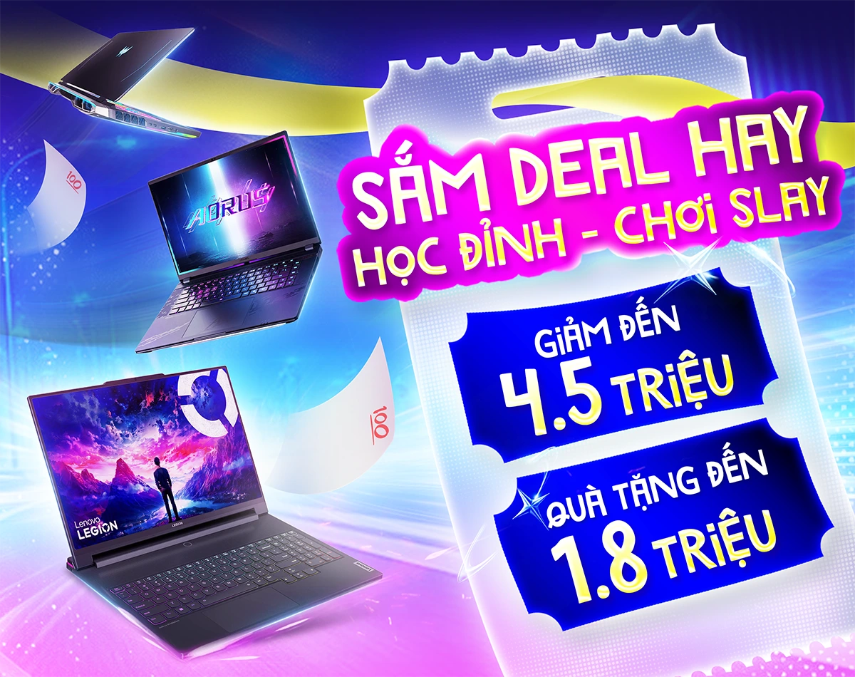 Laptop ưu đãi đến 4.5 triệu, quà tặng đến 1.8 triệu | Nguyễn Vũ Store