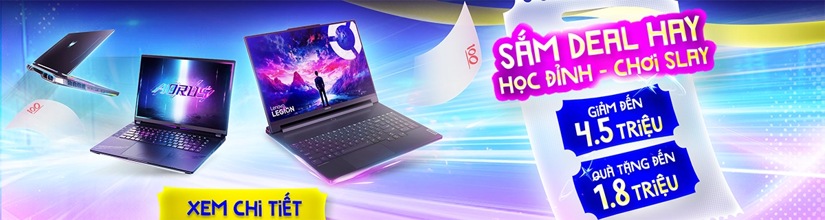 Laptop ưu đãi đến 4.5 triệu, quà tặng đến 1.8 triệu | Nguyễn Vũ Store