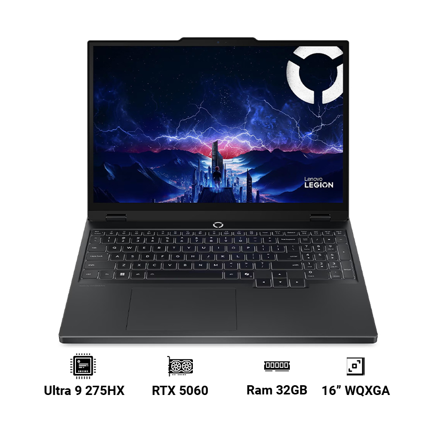Laptop gaming Lenovo Legion Pro 5 16IAX10 83F3003VVN ( Core Ultra 9 275HX | 32GB | 1TB | RTX 5060 8GB GDDR7 | 16" WQXGA 240Hz | Win 11)