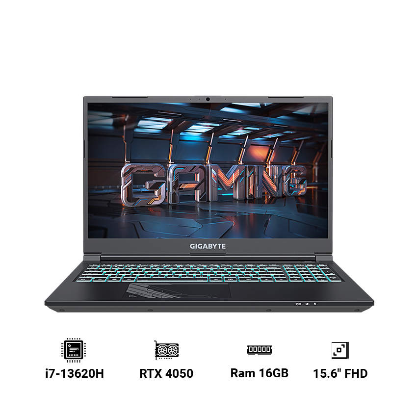 Laptop Gigabyte G5 MF5-H2PH353KH (i7-13620H | 16GB RAM | 512GB SSD | RTX 4050 6GB | 15.6" FHD 144Hz | Win 11)