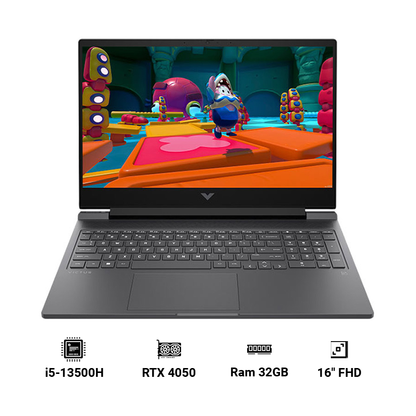 Laptop HP Victus 16-R0228TX 9Q979PA (i5-13500H | 32GB | 512GB | RTX 4050 | 16" FHD 144Hz | Win 11)