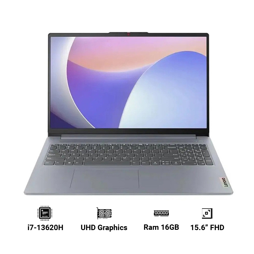 Laptop Lenovo Ideapad Slim 3 15IRH8 83EM00H6IN (i7-13620H | 16GB RAM | 512GB SSD | 15.6" FHD | Intel UHD Graphics | Win 11)