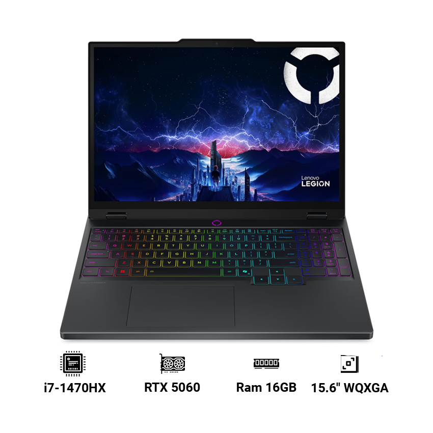 Laptop LENOVO Legion 5 15IRX10 83LY00HWVN (Intel Core i7-14700HX | 16GB RAM | 512GB SSD | RTX 5060 | 15.6" WQXGA 165Hz | Win 11 Home SL)