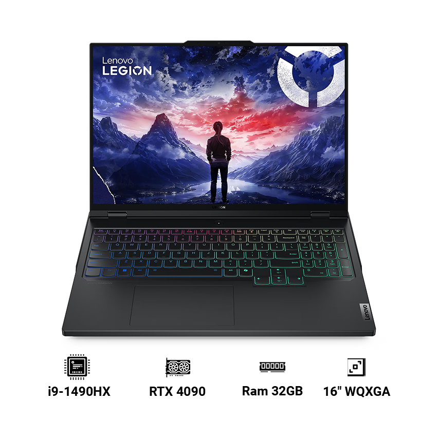 Laptop LENOVO Legion Pro 7 16IRX9H 83DE001MVN (Intel Core i9-14900HX | 32GB RAM | 1TB SSD | RTX 4090 | 16" WQXGA 240Hz | Win 11 Home SL)