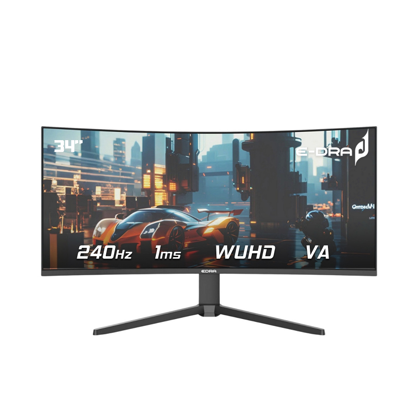 Màn hình E-Dra EGM34Q240PR 34 inch WQHD VA 240Hz 1ms