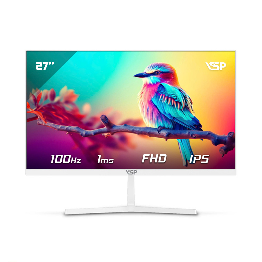 Màn hình VSP IP2706S 27 inch FullHD IPS 100Hz 1ms Trắng