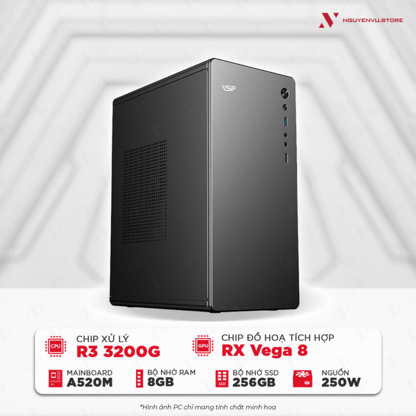 bộ pc văn phòng giá rẻ Ryzen 3 3200G