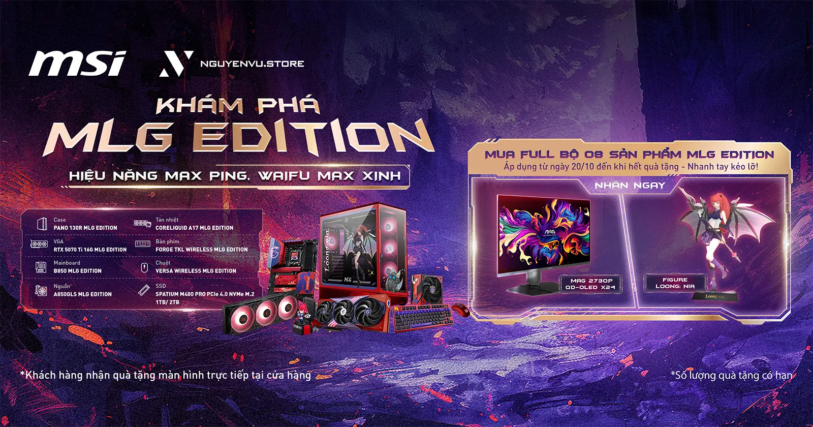 MSI MLG Edition: Hiệu Năng Max ping, Waifu Max Xinh