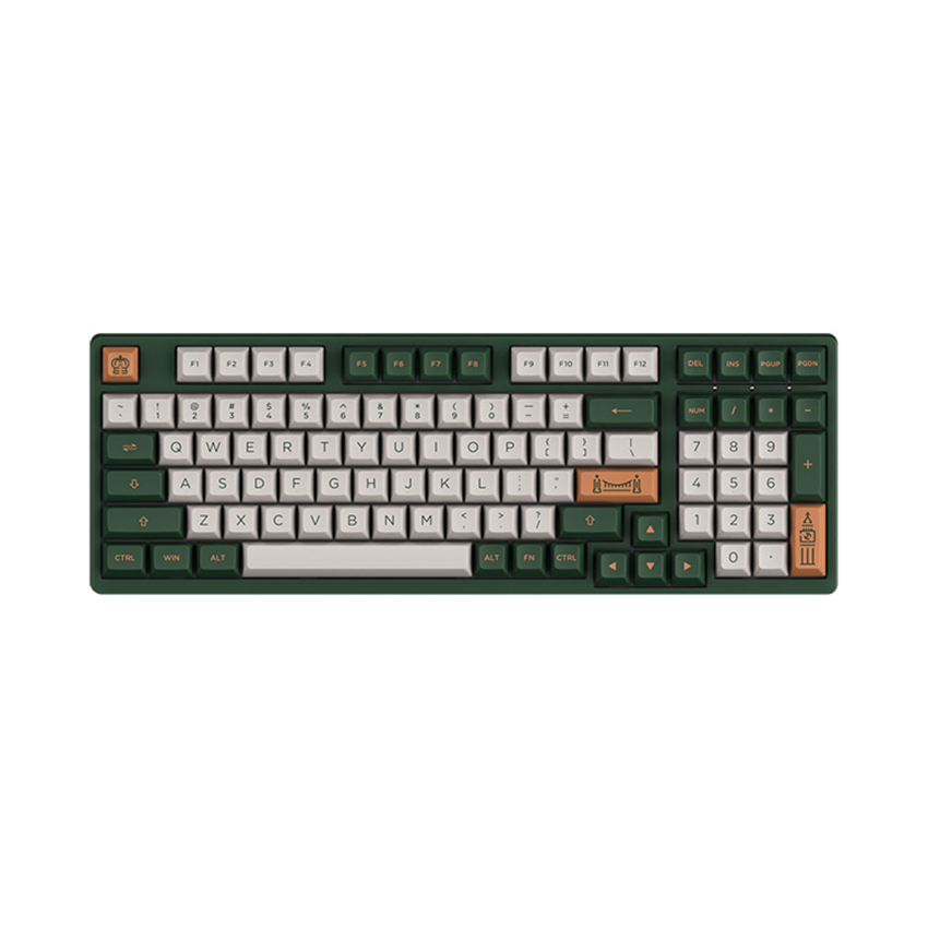 Bàn phím cơ AKKO 3098 RF World Tour London (AKKO Switch v3 - Cream Blue Pro)
