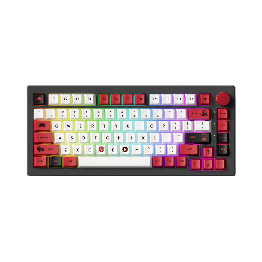 Bàn phím cơ AKKO 5075B Plus Black World Tour Viet Nam (Multi-modes / Akko V3 Pro Piano Switch)
