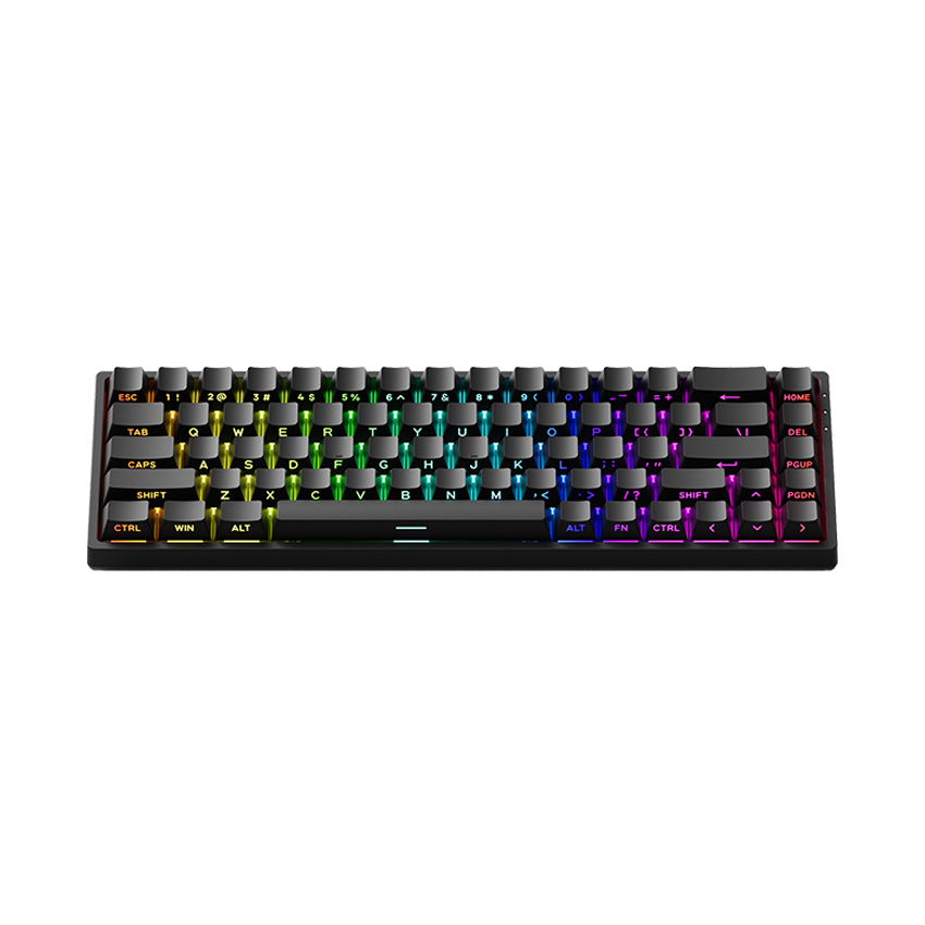 Bàn phím cơ AKKO MonsGeek FUN68 HE Black (Multi-mode / Akko Stellar Rose)