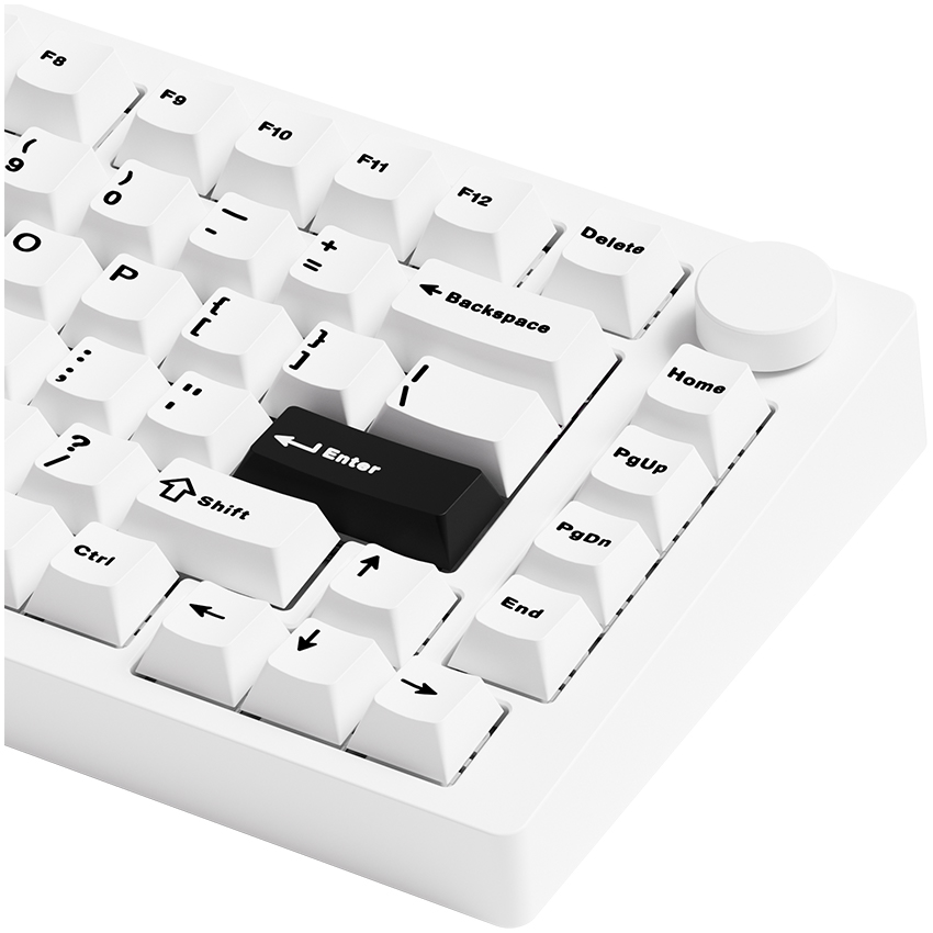 Bàn phím cơ AKKO MonsGeek M1 V5 Black on white (Multi-mode / Mirror Switch) - Ảnh 9