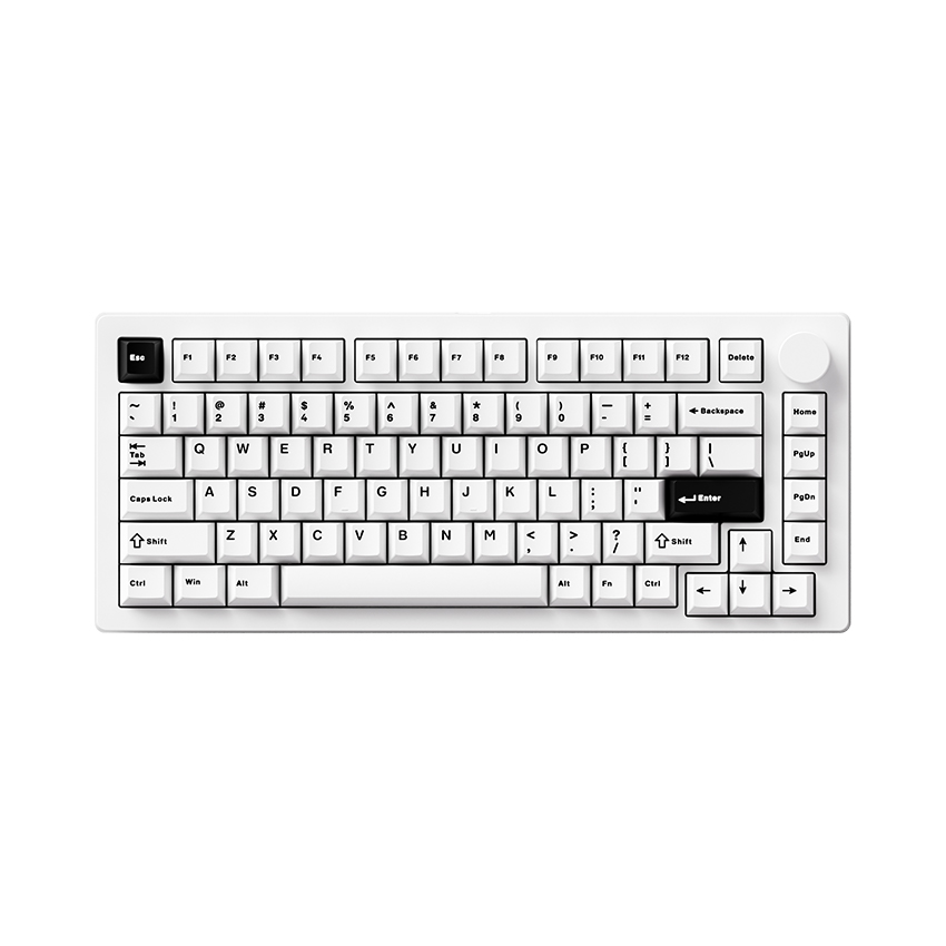 Bàn phím cơ AKKO MonsGeek M1 V5 Black on white (Multi-mode / Mirror Switch) - Ảnh 3