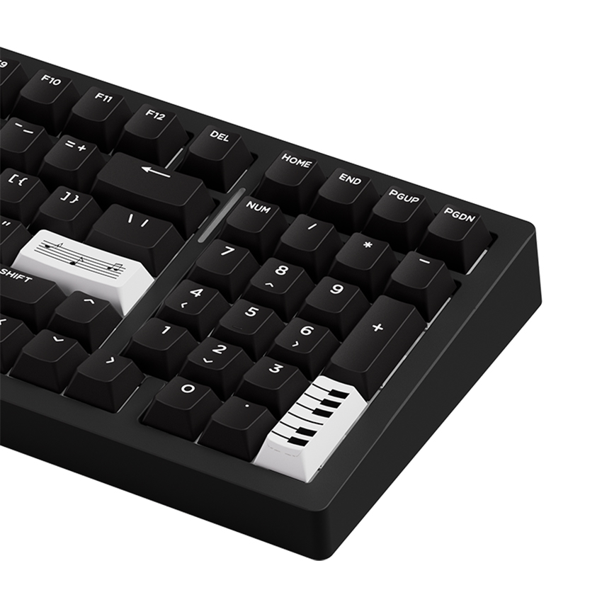 Bàn phím cơ AKKO MonsGeek M2 V5 VIA Black Piano Themed (Multi-mode / Akko Stellar Rose Switch) - Ảnh 5