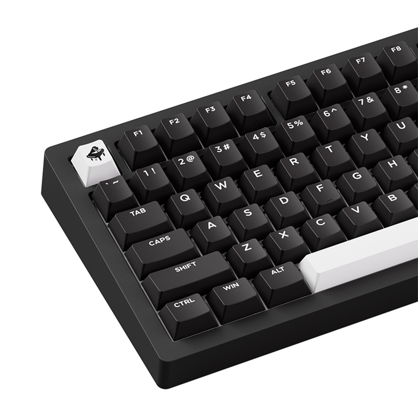 Bàn phím cơ AKKO MonsGeek M2 V5 VIA Black Piano Themed (Multi-mode / Akko Stellar Rose Switch) - Ảnh 6