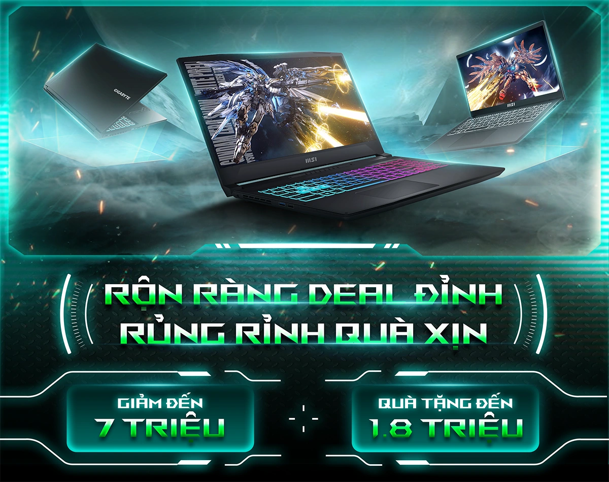 Laptop Ưu Đãi Đến 7 Triệu, Quà Tặng Đến 1.8 Triệu | Nguyễn Vũ Store