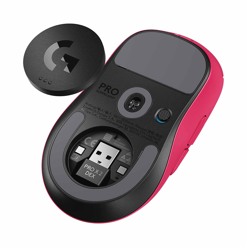 Chuột không dây LOGITECH PRO X Superlight 2 DEX Lightspeed Black/ White/Pink - Ảnh 18