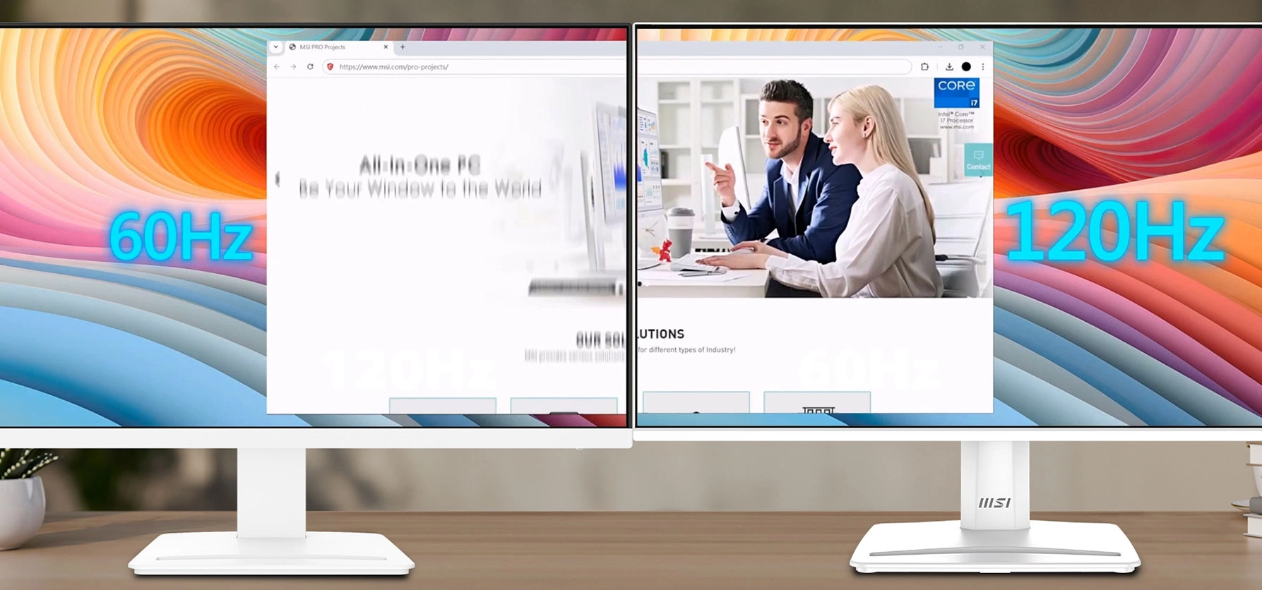 Màn hình MSI PRO MP251W E2 24.5" IPS FHD 120Hz 1ms