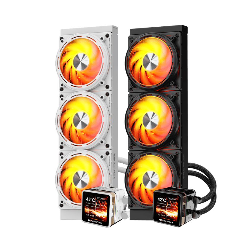 Tản Nhiệt Nước AIO DARKFLASH DE360 (BLACK/WHITE)