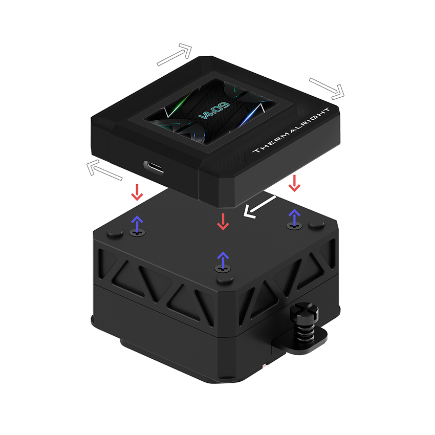 Tản nhiệt nước Thermalright Frozen Warframe 360 SE ARGB (Black/White) - Ảnh 6